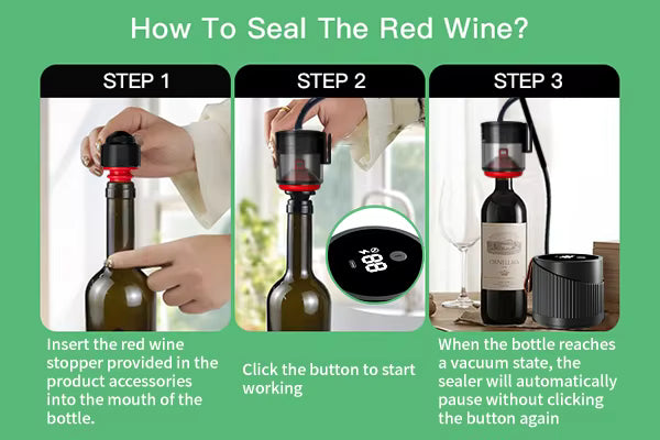 Electric Mason Jar Sealer for Food and Wine Preservation