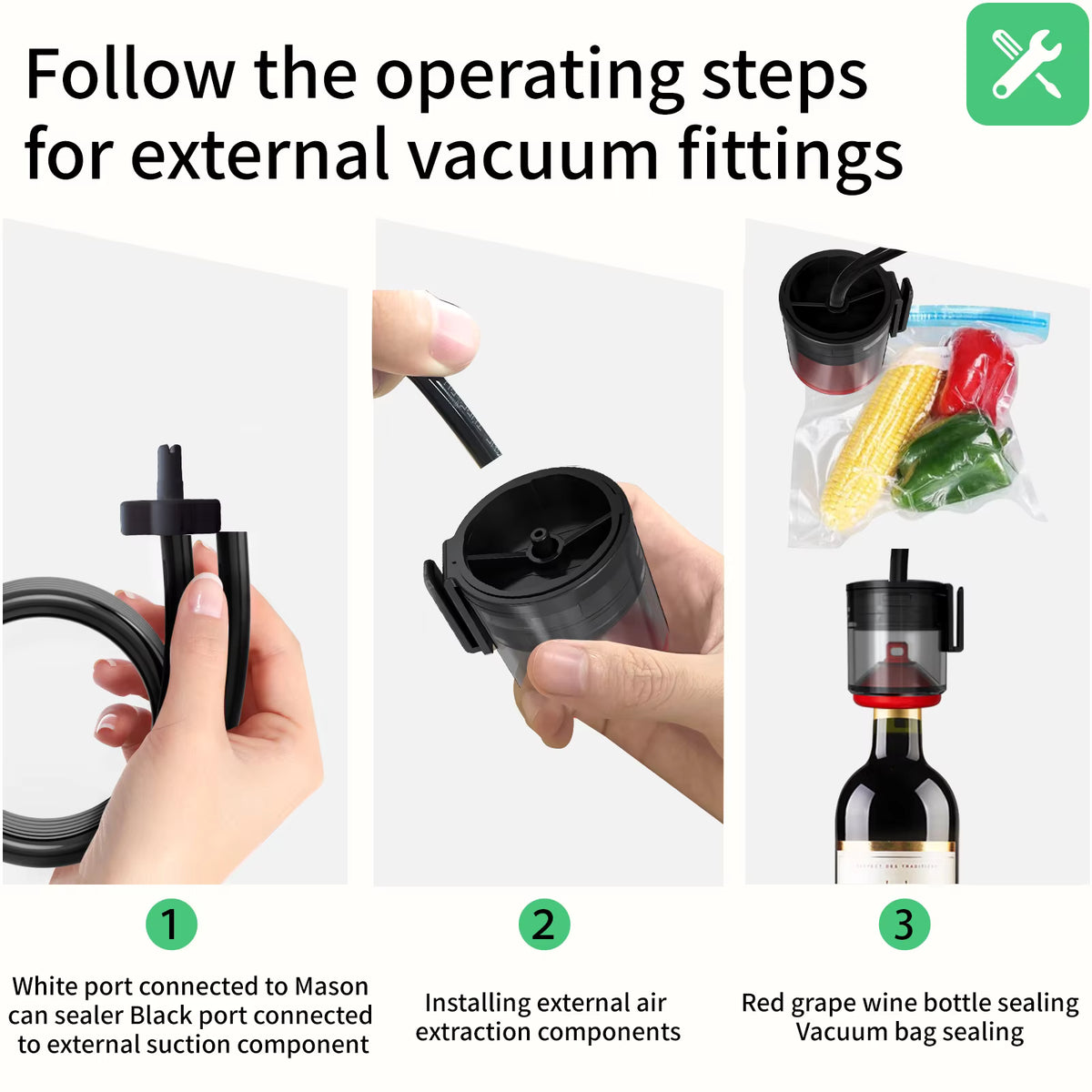 Electric Mason Jar Sealer for Food and Wine Preservation