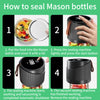 Electric Mason Jar Sealer for Food and Wine Preservation